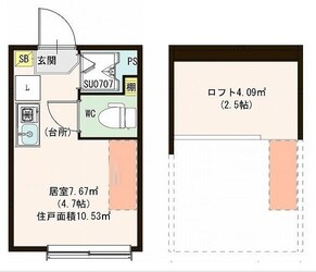 ハーモニーテラス豊島Ｖの物件間取画像